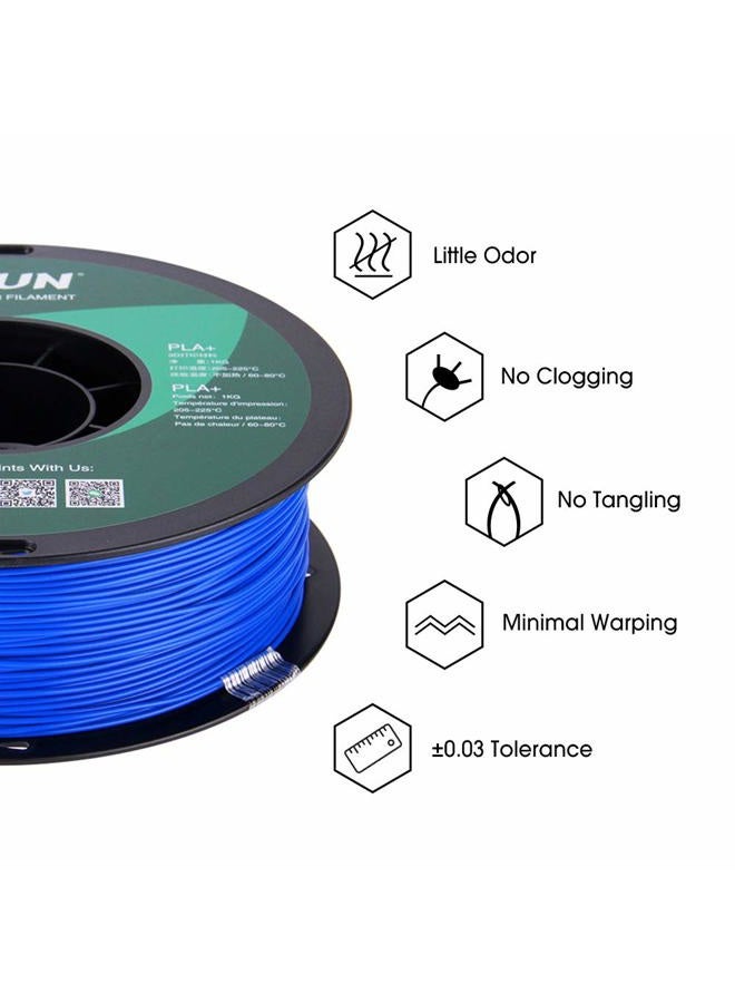 eSUN PLA PRO (PLA+) 3D Printer Filament, Dimensional Accuracy +/- 0.03mm, 1kg Spool, 1.75mm, Blue - Image 5