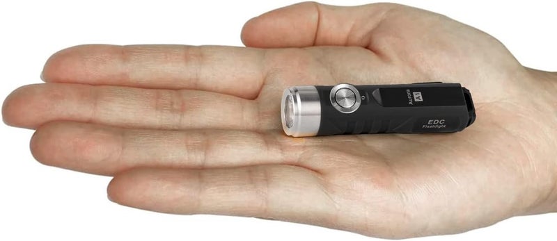 RovyVon A1 Gen 4 Rechargeable EDC Flashlight 650 Lumens Mini Keychain Flashlight for Everyday Carry and Camping (Black) - Image 2