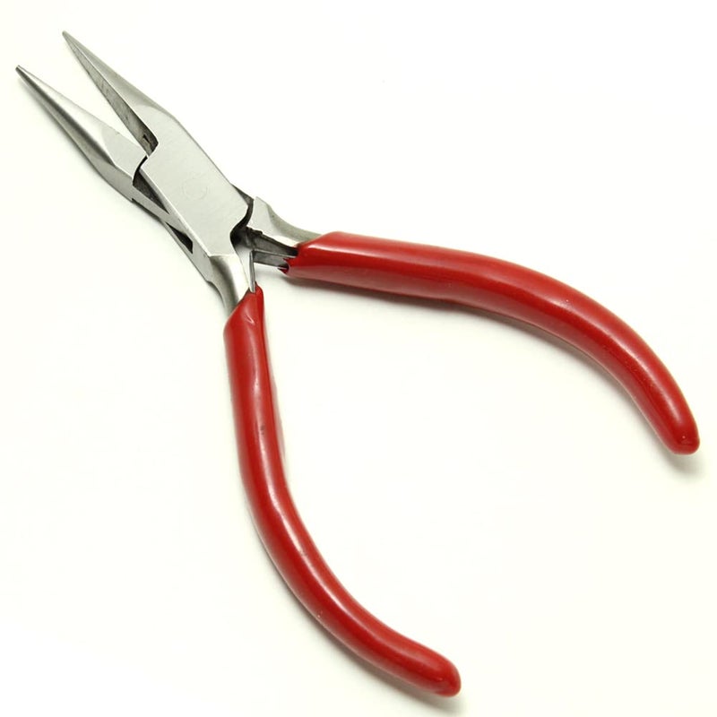 Plier For Wire Wrapping || jewelry making plas Player Tool || Long Pin Nose Pliers Jewelry Pakad Tool || Size - 4.5 Inch (Colour of grip may vary)
