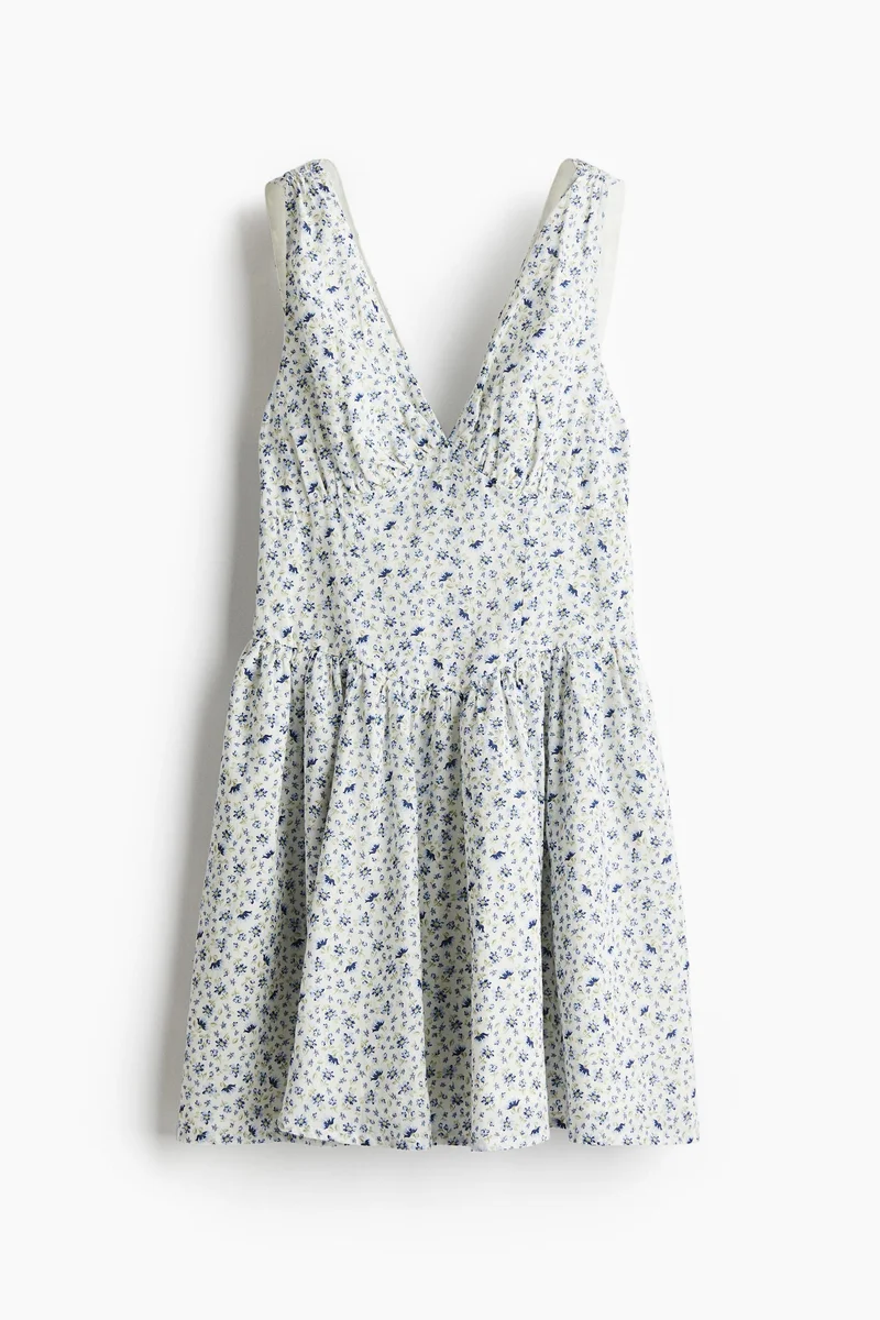 H&M Floral Print Mini Dress