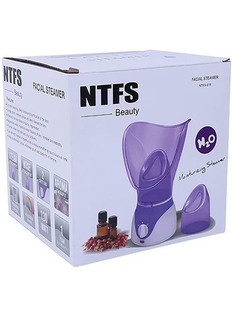 DubaiGallery Face Steamer, Facial Steamer Nano Ionic Hot and Cold Mist Humidifier, Face Steamer Sauna for Facial Deep Cleaning Pores, Face Steamer Inhaler SPA Moisturizing Atomizer for Dry Skin - Image 5