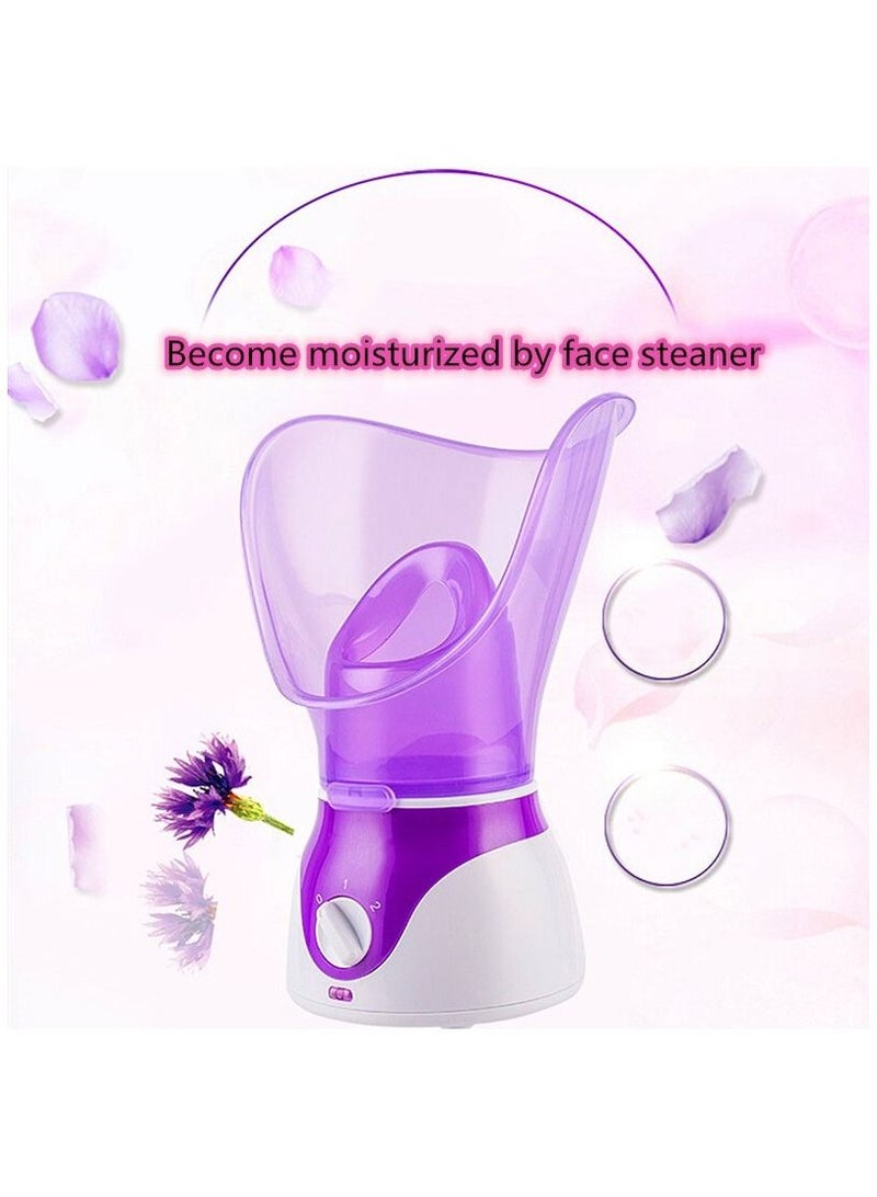 DubaiGallery Face Steamer, Facial Steamer Nano Ionic Hot and Cold Mist Humidifier, Face Steamer Sauna for Facial Deep Cleaning Pores, Face Steamer Inhaler SPA Moisturizing Atomizer for Dry Skin - Image 1