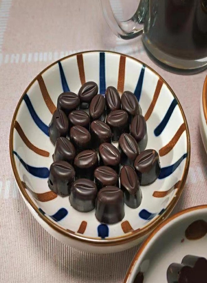 HLCM 55 cavity mini coffee bean chocolate candy mold can be used to make chocolate, pralines, caramel cookies and other handmade candies to meet different creative needs (2pcs) - Image 5