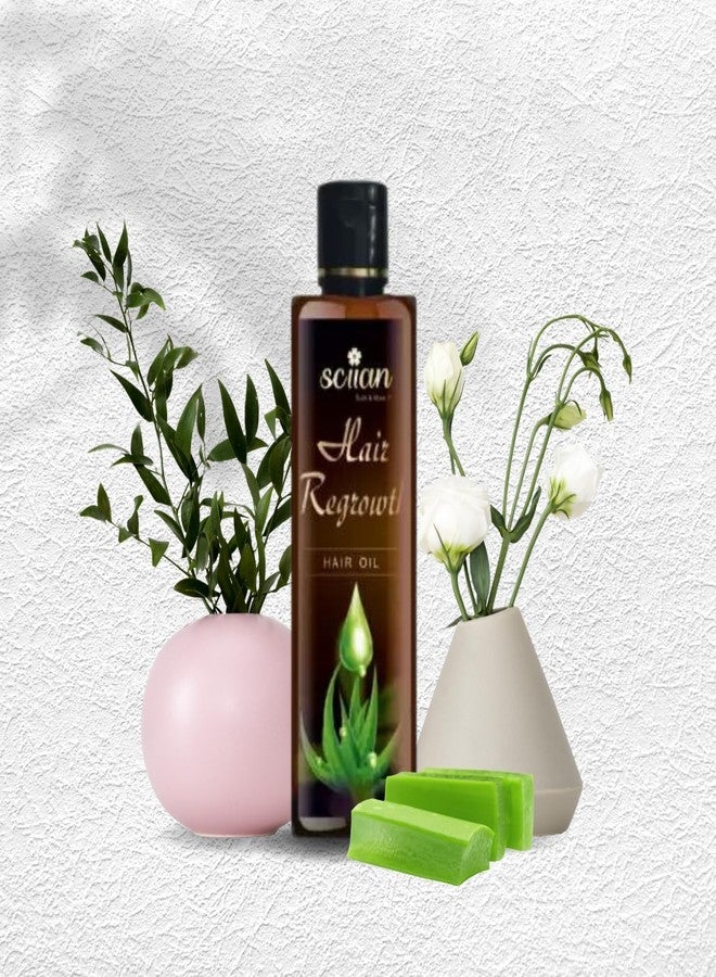 SCIIAN Aloevera-100ml | Natural Goodness of Aloevera Ayurvedic Herbs | Provide Nourishment,moisturization & Hair Growth | Ultra-Light & Non-Sticky | Paraben & Sulphates Free | for Soft, Shiny Hair - Image 2