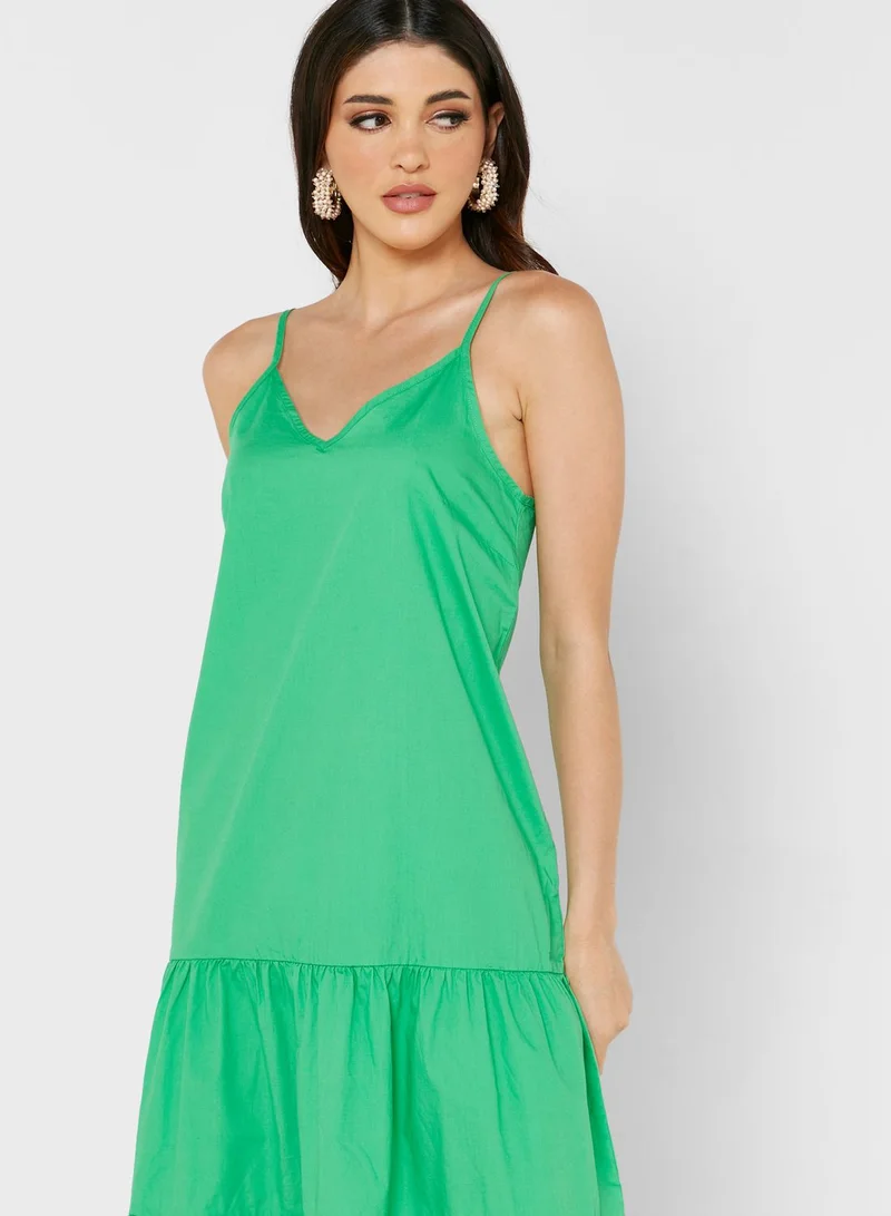 NOISY MAY Cami Tiered Dress