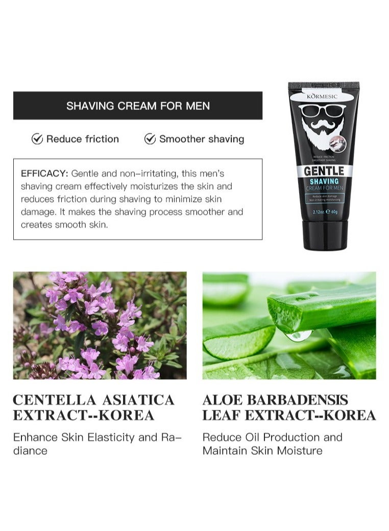Kormesic كريم الحلاقة لطيف ناعم للرجال 60 جرام - Image 2