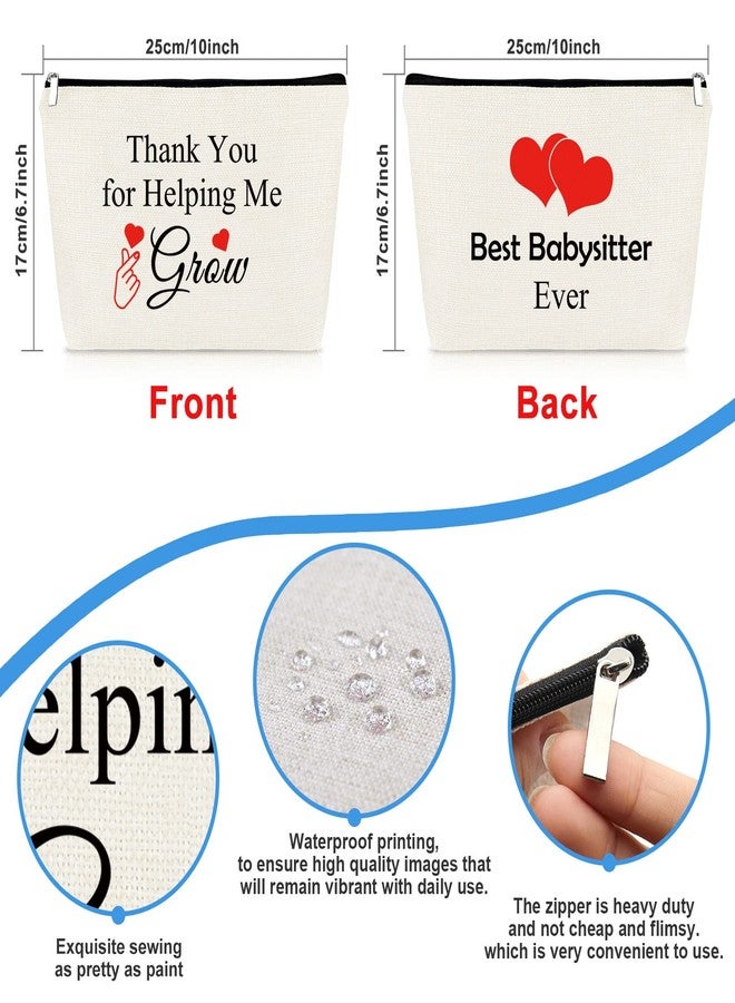 حقيبة مكياج هدية لمربية الأطفال، هدية تقدير للمربية، هدية شكر لمربية الأطفال، حقيبة مستحضرات تجميل، هدية تقاعد لمربية الأطفال، هدية عيد الميلاد، هدية عيد الأم، هدية عيد ميلاد لمقدمة الرعاية النهارية. - Image 2