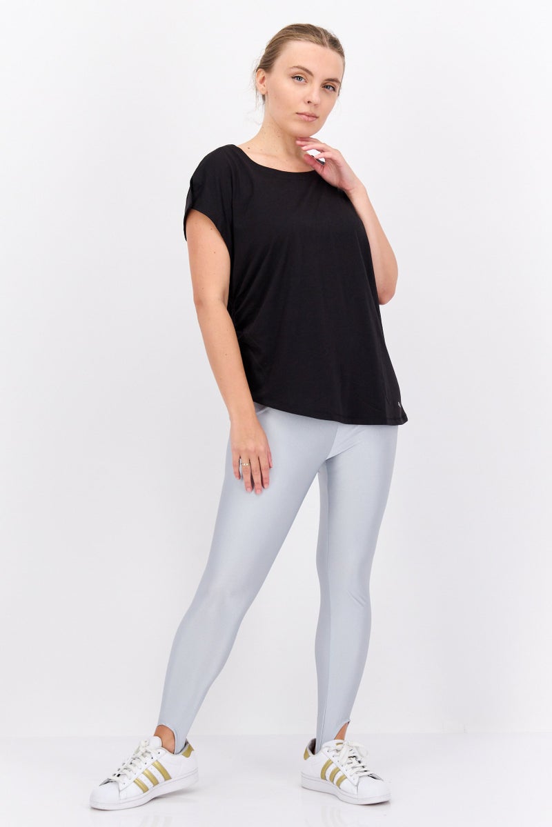 PUMA Women Sportswear Fit Short Sleeve Training Top, Black  - Image 4