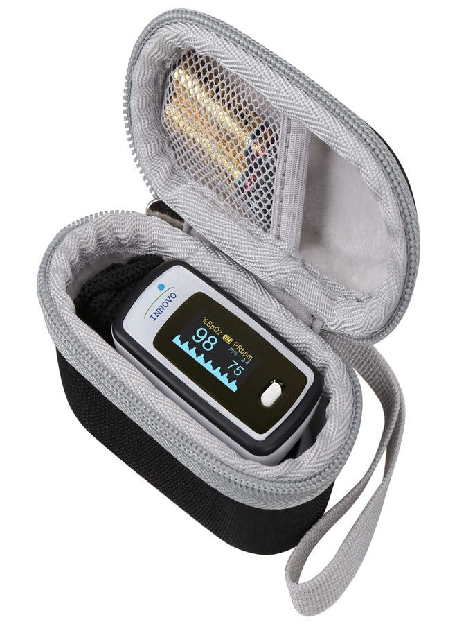 Aproca Case Compatible with Innovo Deluxe iP900AP / Zacurate Pro Series Deluxe Fingertip Pulse Oximeter, Portable Storage Bag for Accessories (only case) - Image 1