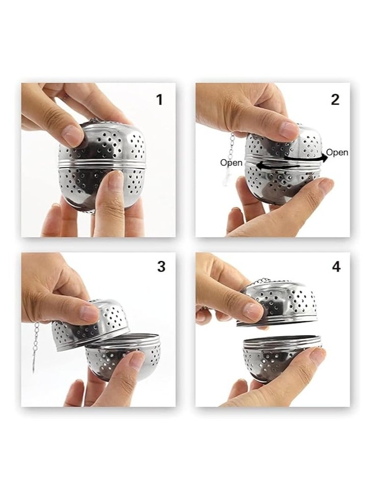 سبيس شوب مصفاة على شكل كورة للشاى والاعشاب والتوابل  - Image 5
