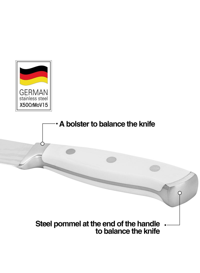 Fissman 8'' Slicing Knife Bonn Series, with Sharp Blade and Sturdy Non Slip Handle, Minimalist Design, Stainless Steel, Suitable for Home Restaurant - Image 3