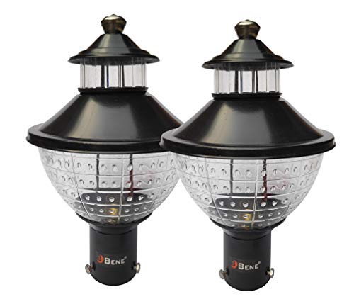 BENE Bon Gate Garden Outdoor Light Lamp Black 21 cm Pack of 2 Pc - Image 4