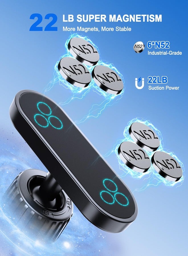 UBeesize Gym Magnetic Phone Holder, 1-Sec Install 360° Adjustable Ball Joint and Durable Base, Universal Magnetic Phone Mount with Smartphones Works on Any Surface (Metal Plate Included) - Image 2