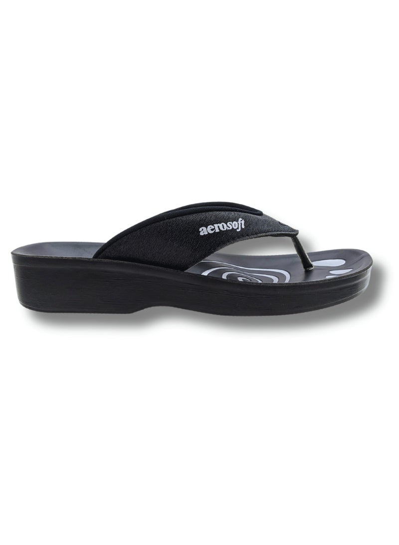 ايروسوفت شبشب نسائي من ايروسوفت A0825 باللون الأسود - Image 3