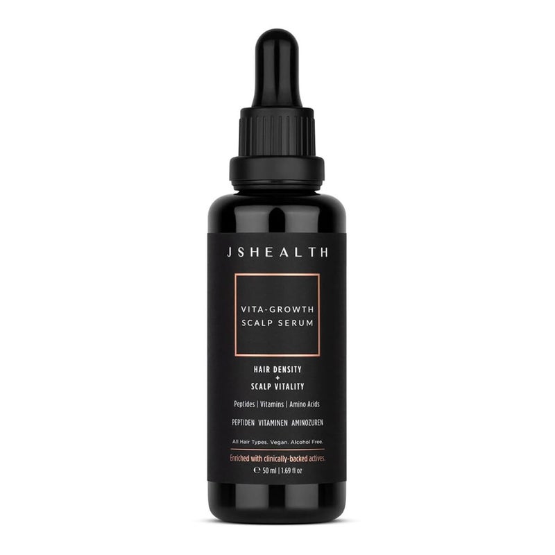 JSHealth Vitamins Vita-Growth Scalp Serum for Hair Density & Scalp Vitality - Hair Serum for Women with Peptides, Vitamins & Amino Acids - Image 1