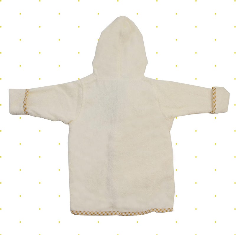 Spasilk 100% Cotton Hooded Terry Bathrobe with Booties—Baby Girl Gifts—Baby Boy Gifts—0-9 Months—Shower Gift - Image 3
