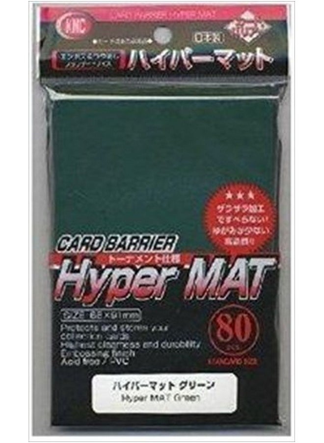 KMC Sleeves Hm1553 Deck Protectors Hyper Matte Green44; Pack 80  - Image 1