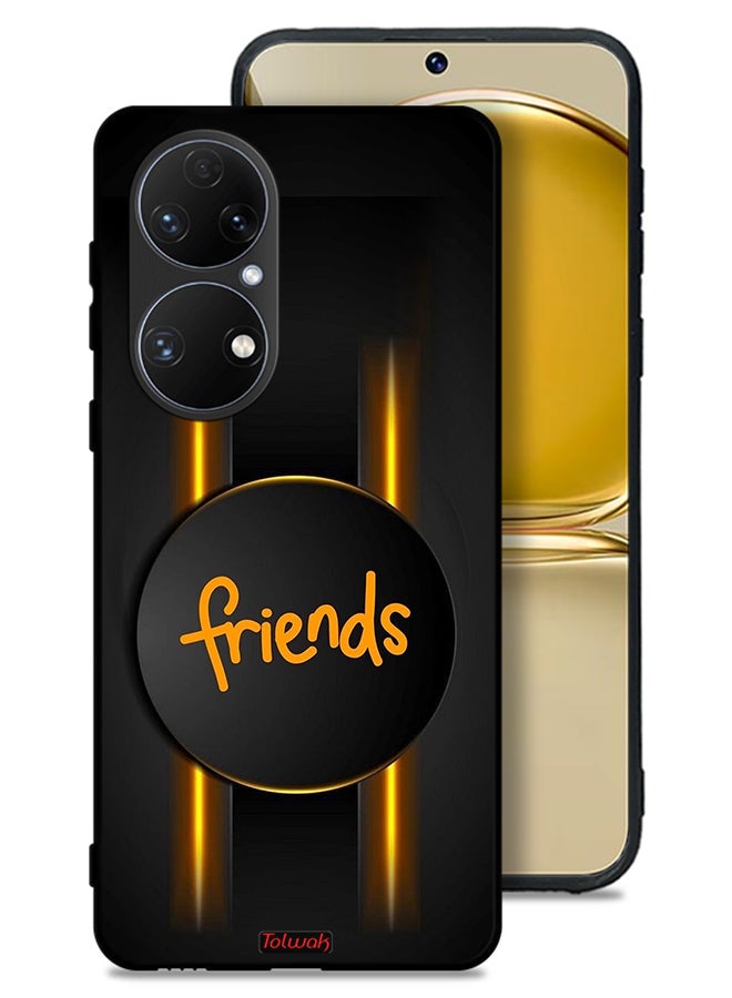 Tolwak Huawei P50 Protective Case Cover Friends - Image 1