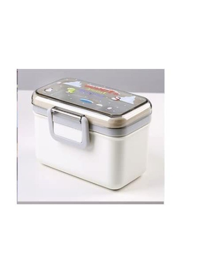 Bluebell® Lunch Box 8829 Pink Lunch Box for Office and School use, Leak Proof Dual Compartment Stainless Steel Tiffin Lunch Box for Kids Adults, Leak-Proof Lunch Box - Image 2