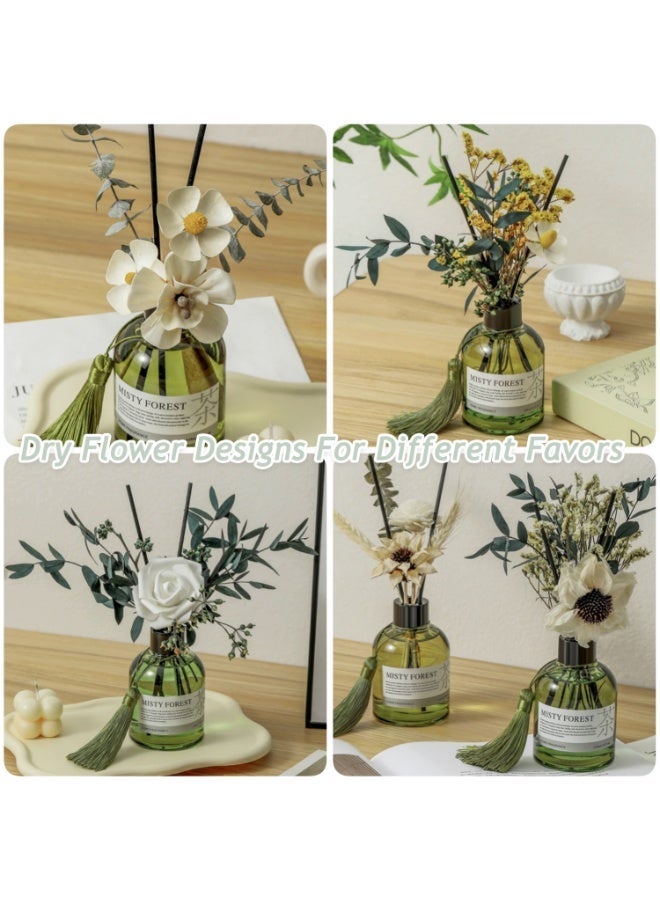 SODANEED Reed Diffuser Set, 150ml Aromatherapy Diffuser with Dry Flowers Decor, Reed Diffusers Oil, Home & Office Decor Room Car Fragrance, Scented Oil Diffusers Gift Set - Image 4