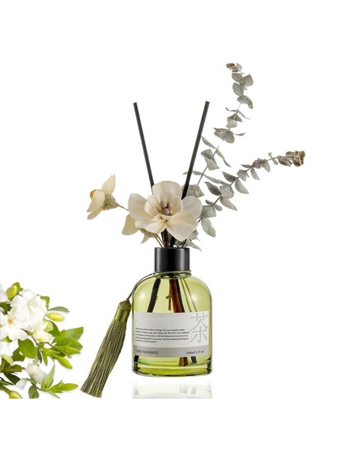 SODANEED Reed Diffuser Set, 150ml Aromatherapy Diffuser with Dry Flowers Decor, Reed Diffusers Oil, Home & Office Decor Room Car Fragrance, Scented Oil Diffusers Gift Set - Image 1