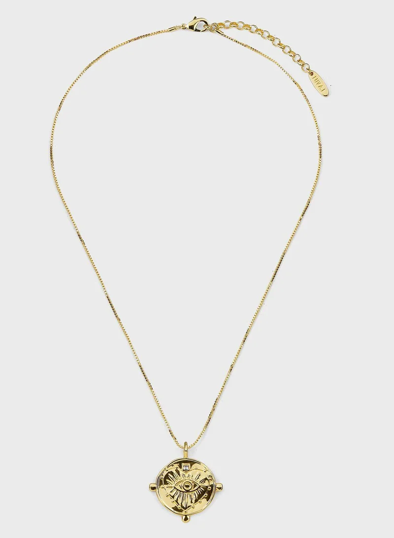 LUV AJ Evil Eye Long Necklaces