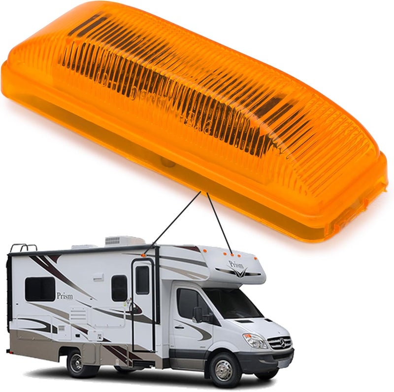 Lumitronics RV Model 19 Series Thin Line Sealed LED Marker/Clearance Light (Amber) - Image 2