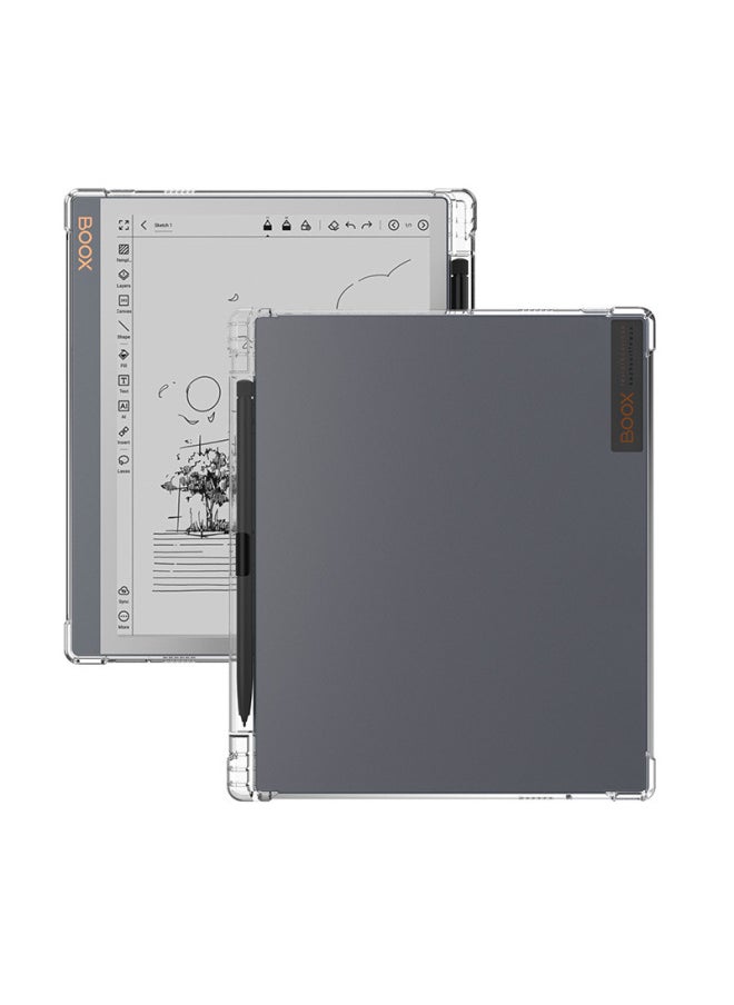 Generic - Applicable To Arable Boox Note X3/X3 Youth/X3Pro E-book Protective Cover Airbag Anti-fall Transparent Case-Color:Transparent -Applicable Models:Boox Note Air4c/air3/air3c/10.3"/with Pen Tray - Image 1
