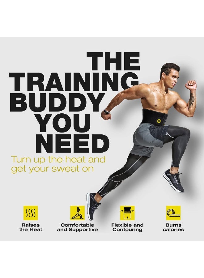 ActiveGear حزام التمرين والتخسيس النخبة من أكتيف جير للرجال والنساء - لفافة تخسيس تعزز التعرق للبطن، قابلة للتعديل - Image 3