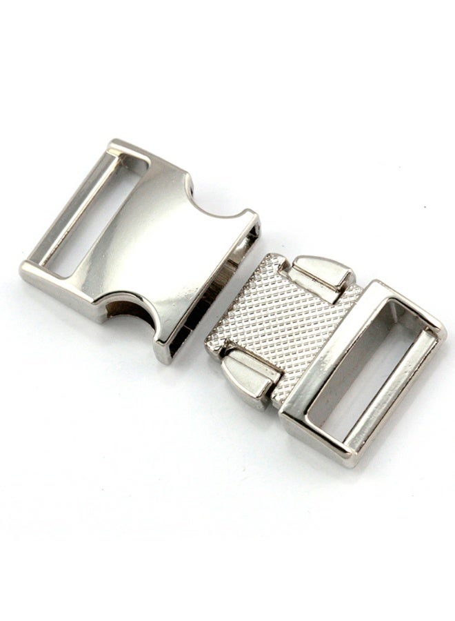 4 Pcs Quick Side Release Clips Metal Buckles for Straps Webbing Paracord Bracelet Dog Collar Backpack Belt - Image 3