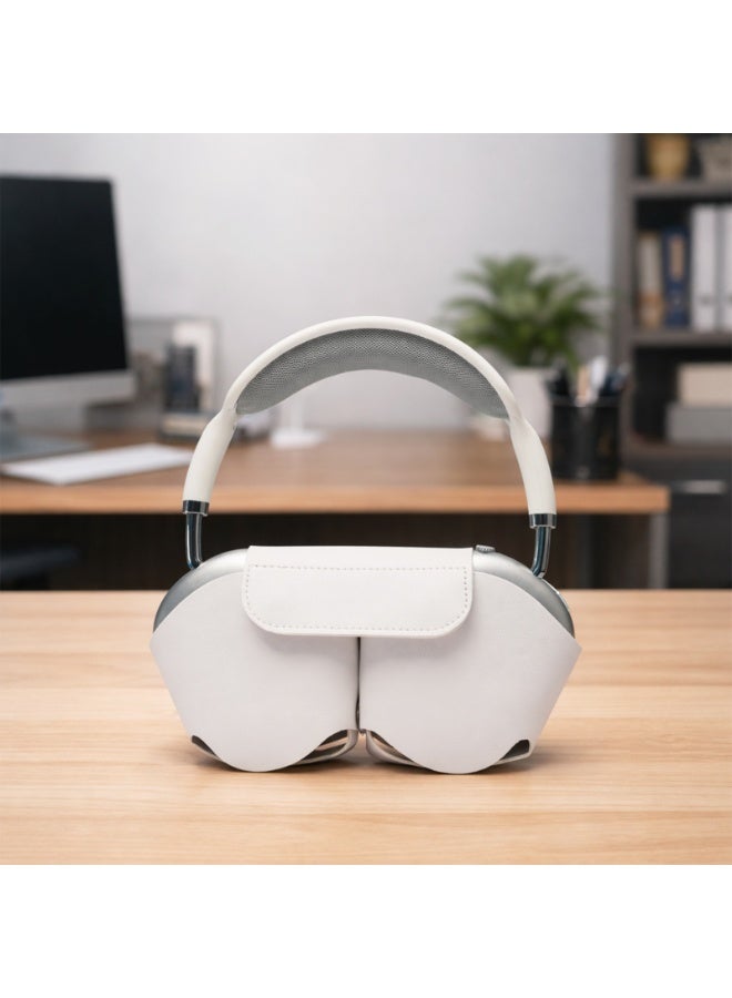 سماعات رأس لاسلكية من الجيل الثاني من باور لاب، مزودة بوسائد أذن إسفنجية مريحة | شحن USB-C | عصابة رأس قابلة للتعديل | صوت فائق الجودة | فضي - Image 5