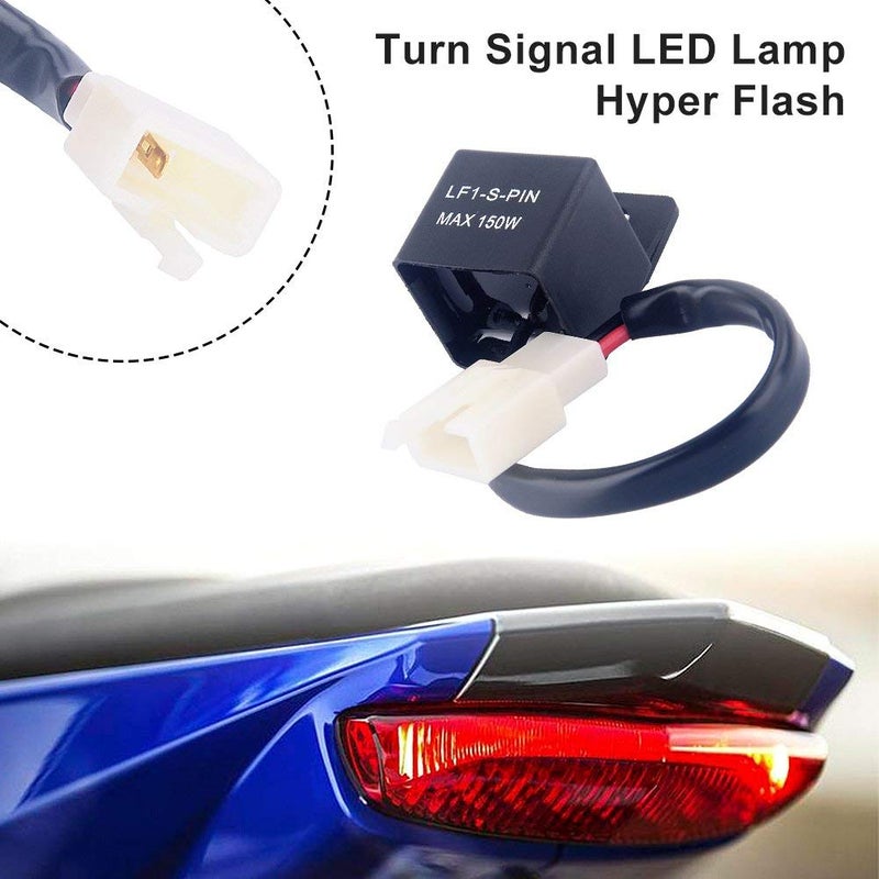 Yosoo 2 Pin 12V Auto Motorcycle LED Turn Indicator Light Flasher Relay - Image 3