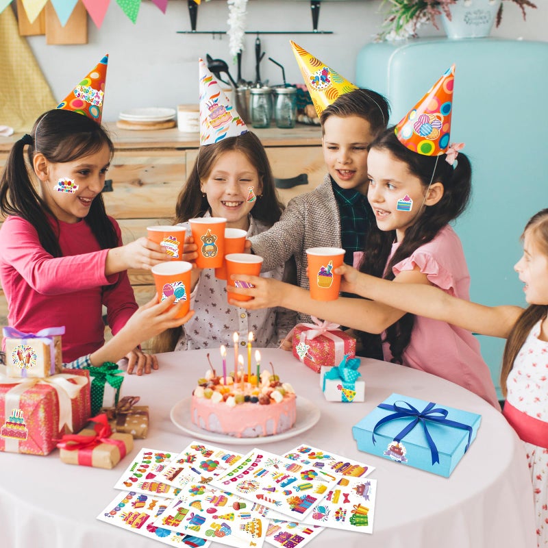 Chinyuti 315Pcs Happy Birthday Stickers  Colorful Birthday Party Stickers For Scrapbooking Cards Party Favors Wrap Decor - Image 3