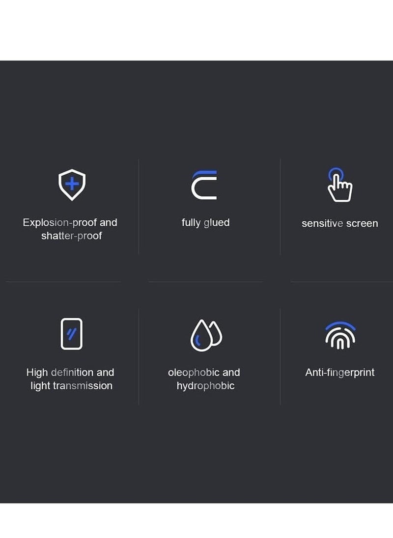 vesus NEW Tempered Glass Screen Protector for Huawei Mate 50 Pro Full Glue Edge to Edge, 9H Hardness, Anti-Fingerprint, 5D Curved, Scratch Resistance, Maximum Protection - Image 5