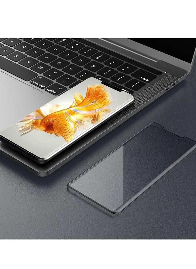 vesus NEW Tempered Glass Screen Protector for Huawei Mate 50 Pro Full Glue Edge to Edge, 9H Hardness, Anti-Fingerprint, 5D Curved, Scratch Resistance, Maximum Protection - Image 2