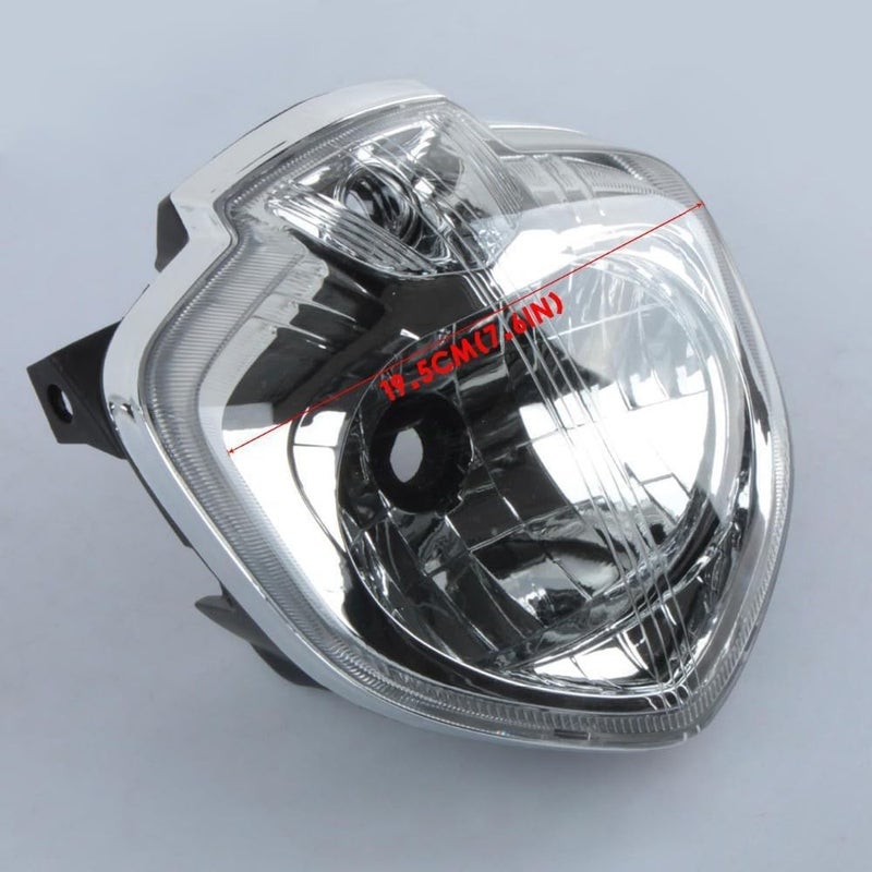 QASULER Motorcycle Headlight Assembly Kit for Yamaha FZ6 2007-2010 - Image 2
