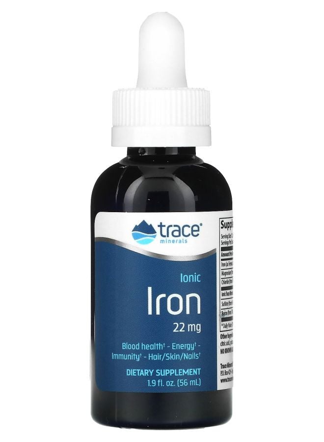 Trace Minerals Ionic Iron 22 mg 1.9 fl oz (56 ml)