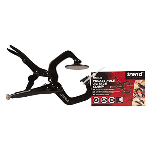 Trend Pocket Hole Jig Face Clamp Clamping Tool with Adjustable Pressure & Quick Release Lever, PH/CLAMP/F6 - Image 2
