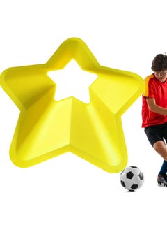 Generic Star Shaped Soccer Training Plate, Soccer Training Equipment, for Agility and Flexibility Training - 50 Pieces  - Image 1