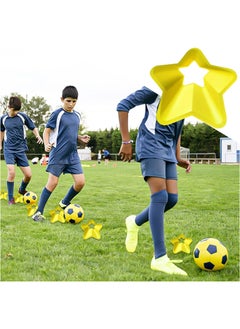 Generic Star Shaped Soccer Training Plate, Soccer Training Equipment, for Agility and Flexibility Training - 50 Pieces  - Image 2
