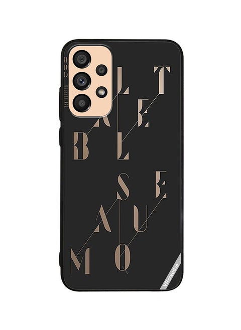 Protective Case Cover For Samsung Galaxy A53 5G Ballet Masque Design Multicolour