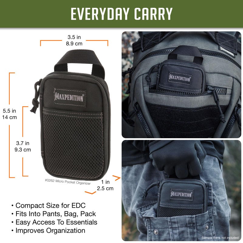 Maxpedition Micro Pocket Organizer (Black) - Image 2
