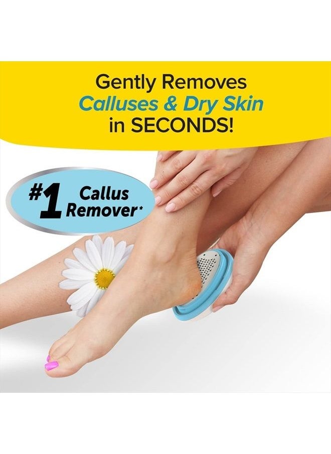 PedEgg - Ped Egg Classic Callus Remover, As Seen On TV, New Look, Safely and Painlessly Remove Tough Calluses & Dry Skin to Reveal Smooth Soft Feet, 135 Precision Micro-Blades, Traps Shavings Mess-Free - Image 1
