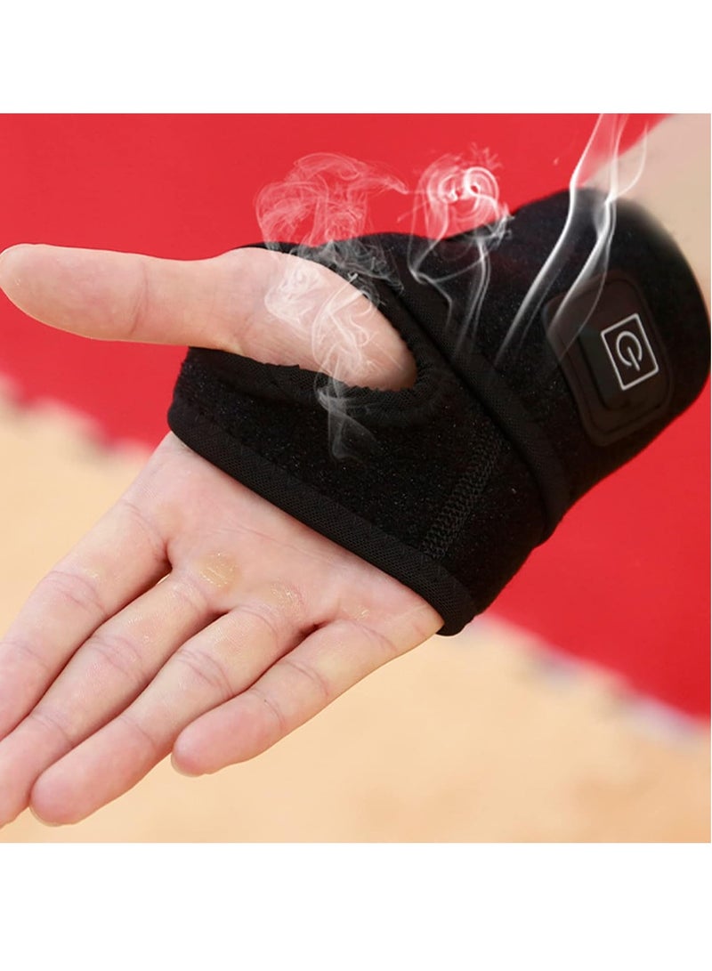 general Electric Heated Wrist Brace Wrap Wrist Heating Pad 3-level Temperature Control Wrist Warmer Support Wristband Heat Therapy for Injury Arthritis Tendonitis Joint Pain Relief - Image 5