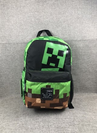 Minecraft Creeper Solo Backpack Bookbag, Green, One Size, Casual - pzsku/Z4FF2E920EE0FF1ABA019Z/45/_/1690792014/7337afd9-e629-486e-a931-3bb9d9d35e09