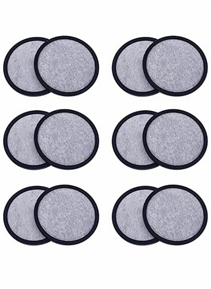 SYOSI 12-Pack Replacement Charcoal Water Filter Discs for Mr. Coffee Brewers Coffee Machines  - Image 1