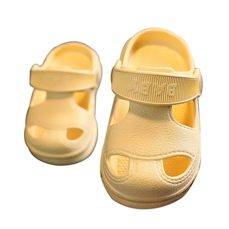ZONEY Toddler Boys Girls Closed-Toe Sandals with Back Strap Easy Wear Summer Beach for Outdoor Walking Shower - Image 1
