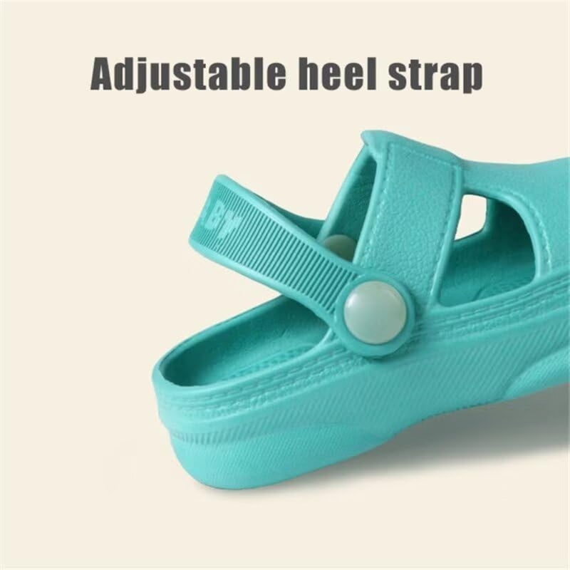ZONEY Toddler Boys Girls Closed-Toe Sandals with Back Strap Easy Wear Summer Beach for Outdoor Walking Shower - Image 4