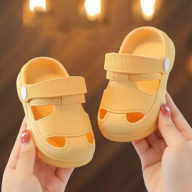ZONEY Toddler Boys Girls Closed-Toe Sandals with Back Strap Easy Wear Summer Beach for Outdoor Walking Shower - Image 2