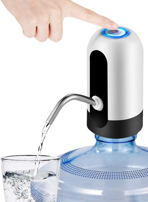 Electric Water Bottle Pump USB Charging Automatic Drinking Water Pump for Universal 3-5 Gallon Bottle Portable Water Dispenser for Camping/Home/Kitchen/Office